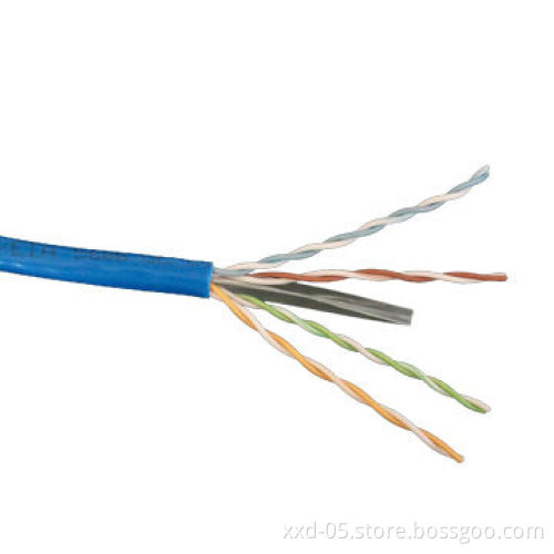 Shenzhen Cat5e/6 LAN Network Cable with Lightweight, PVC, LSZH, LDPE, Rip Wire Jacket
